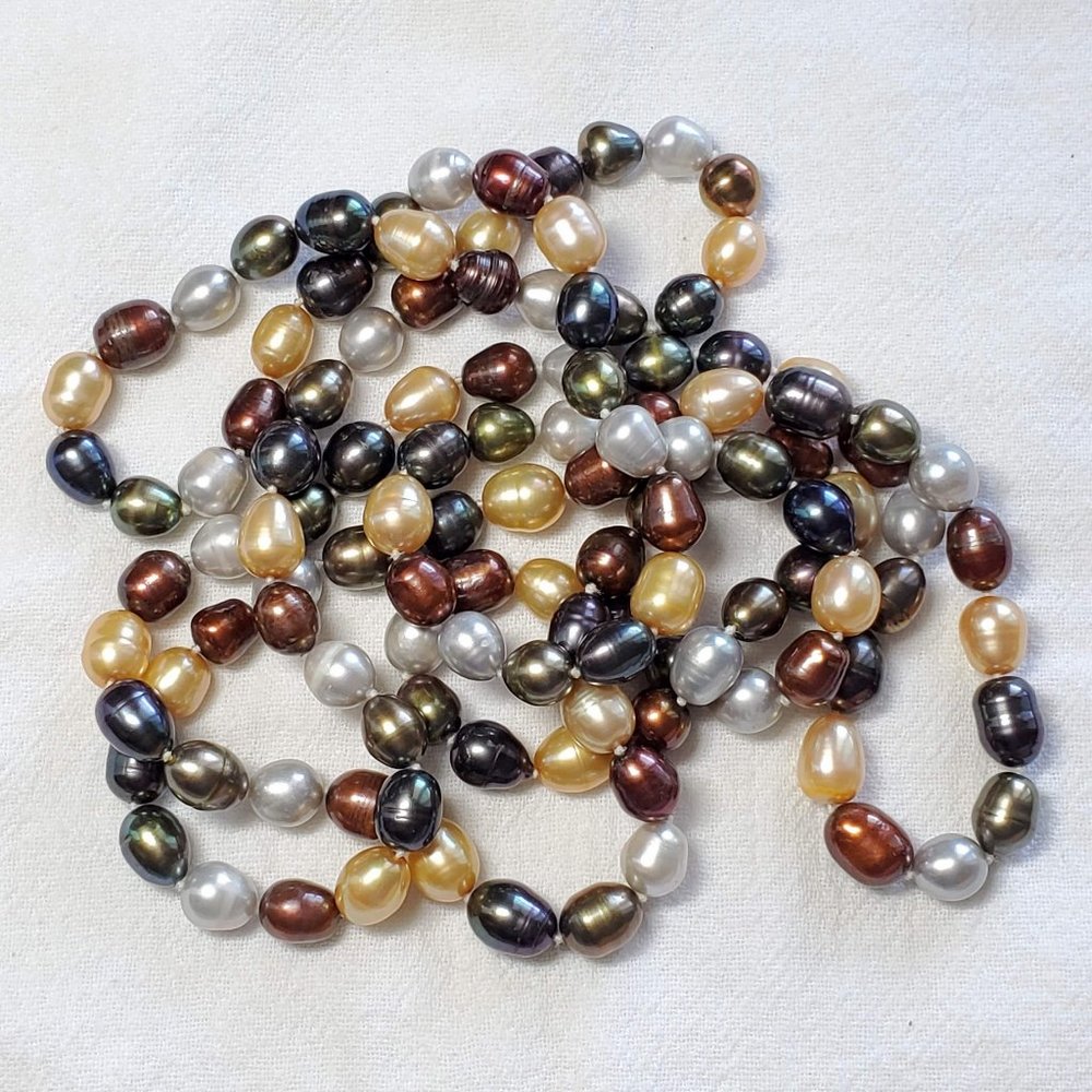 Multi-Color Freshwater Baroque Pearl Necklace